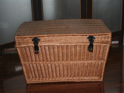 antique wicker chest